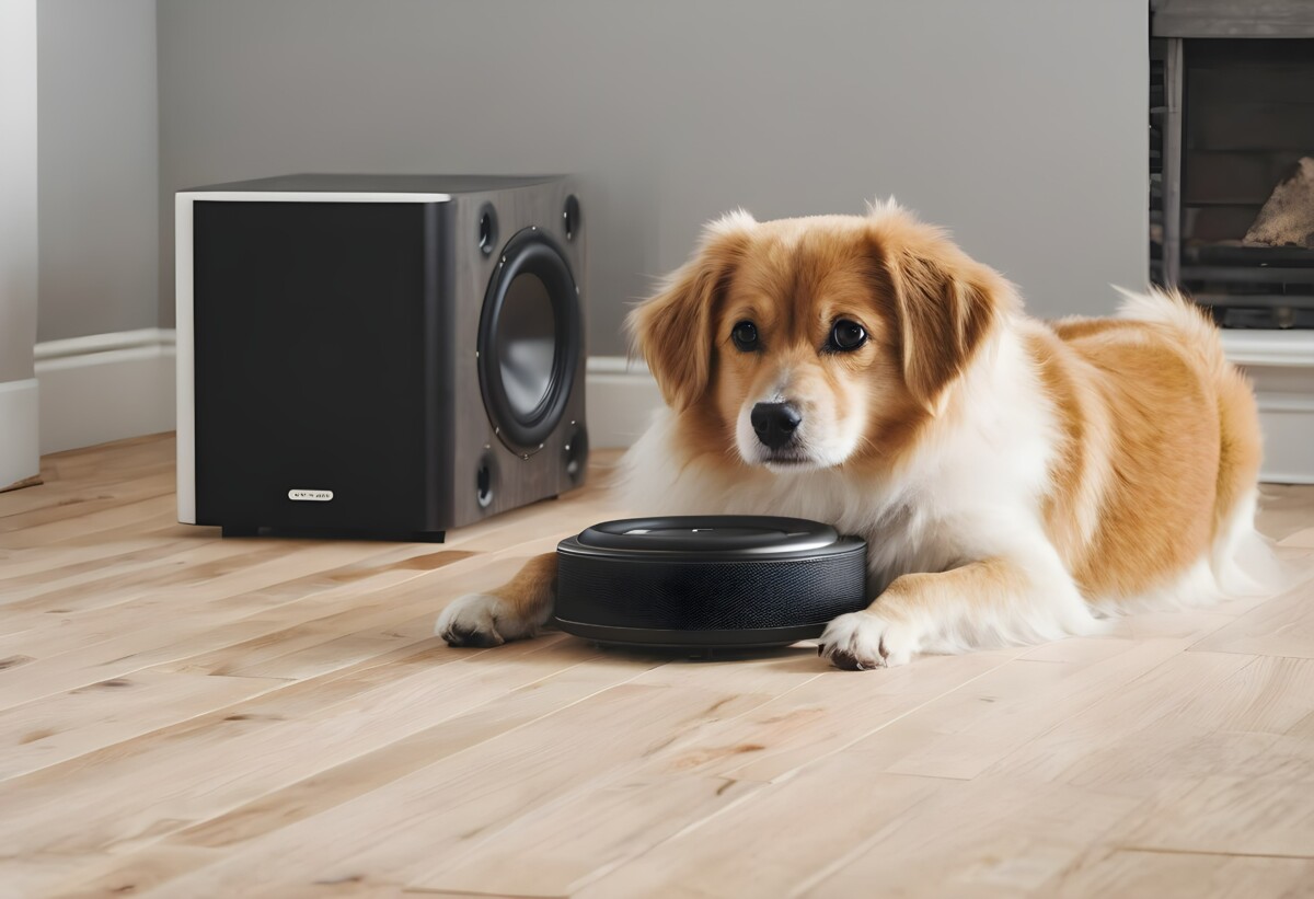 dog-next-to-a-subwoofer